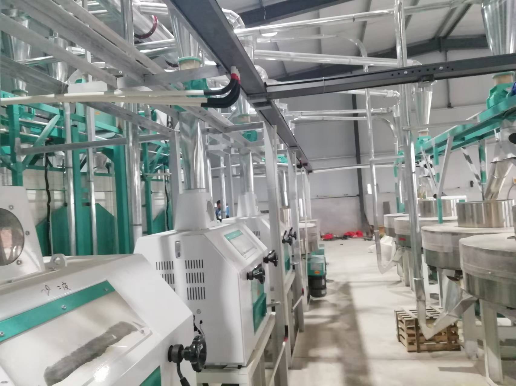 山東德州臨邑六加四石磨面粉機